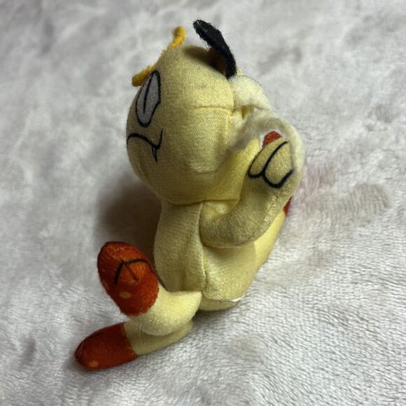 vintage 1998 ORIGINAL NINTENDO GAME FREAK CREATURES MEOWTH PLUSH DOLL FIGURE - Picture 4 of 5